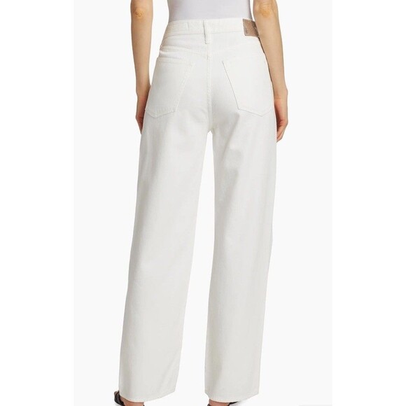 Rag & Bone Women's Featherweight Logan Mid-Rise Wide-Leg Jeans, Size 29 - Picture 2 of 14